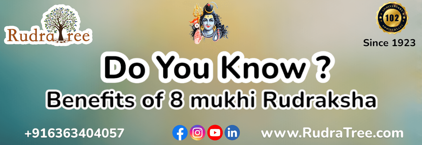 Benefits of 8 mukhi rudraksha 