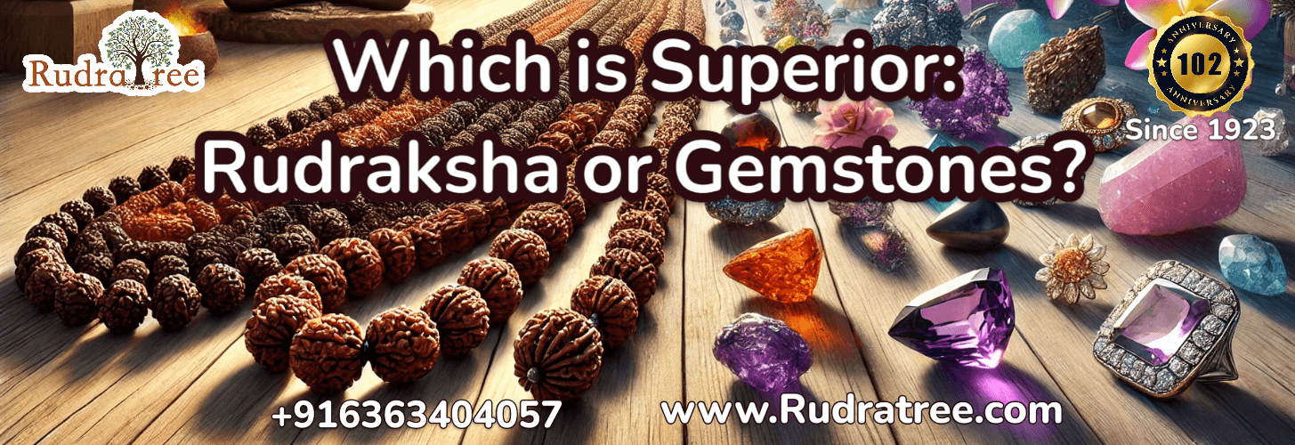 Which is Superior Rudraksha or Gemstones