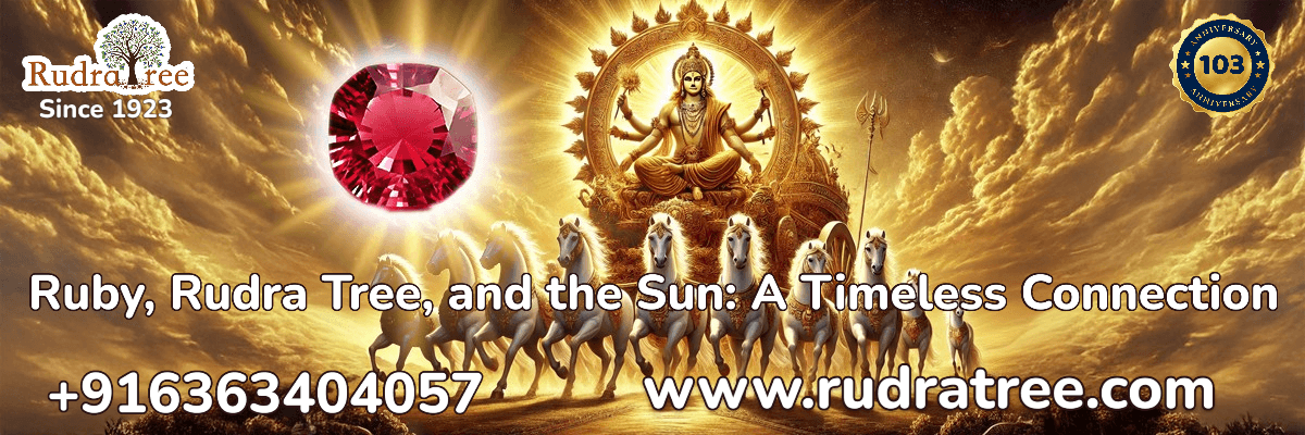 Ruby, Rudra Tree, and the Sun_ A Timeless Connection